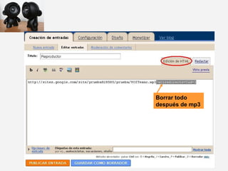 Borrar todo después de mp3 