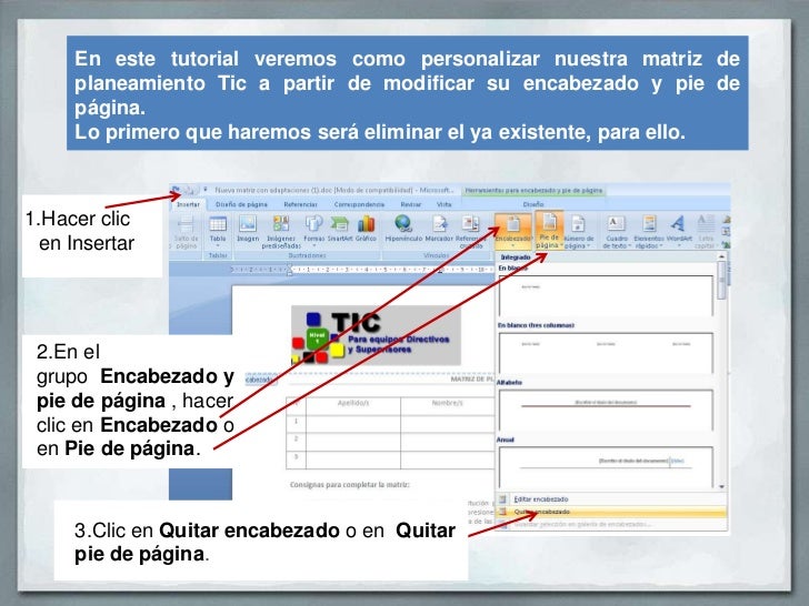 Como Hacer Un Encabezado Y Pie De Pagina En Word Idea De Hacer
