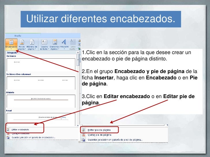 Como Hacer Para Poner Encabezados Diferentes En Word Esta Diferencia Como Hacer Para Poner Encabezados Diferentes En Word Esta Diferencia