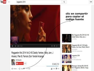 clic en compartir para copiar el codigo fuente  
