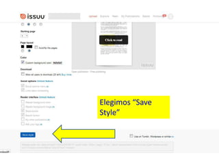 Elegimos “Save
Style”

 
