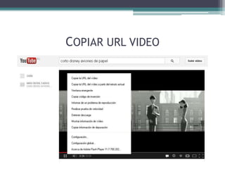 COPIAR URL VIDEO
 