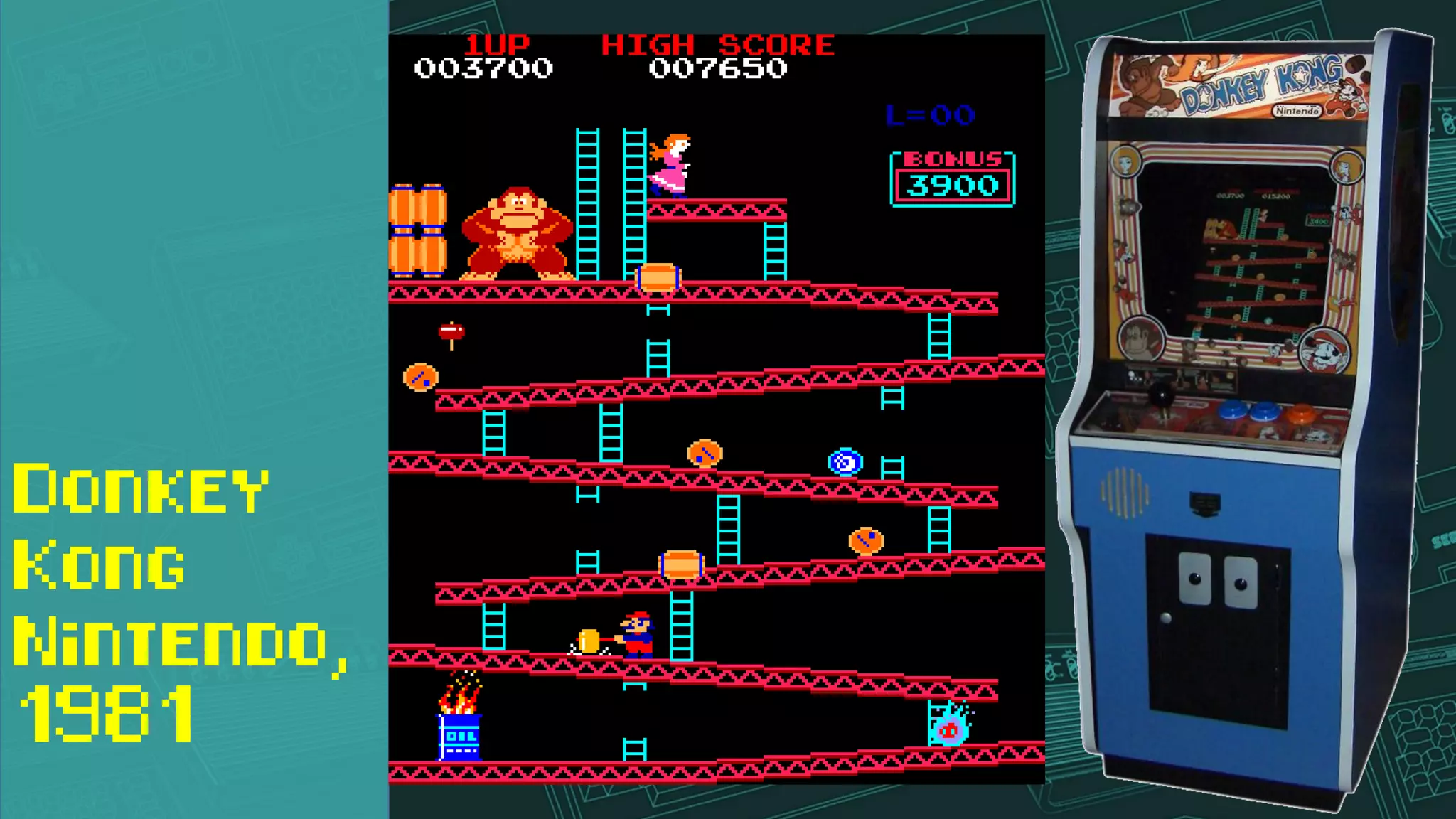 Donkey
Kong
Nintendo,
1981
 