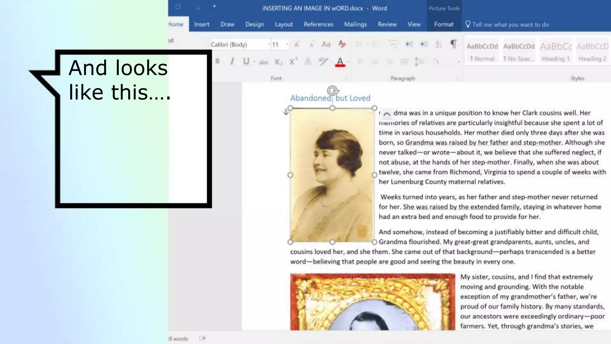 And looks
like this….
 