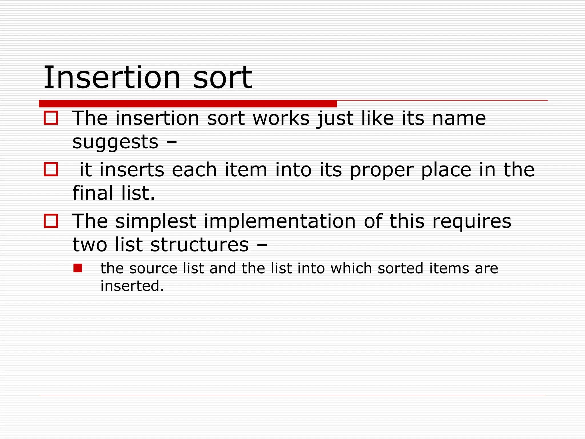 insertion sort.ppt