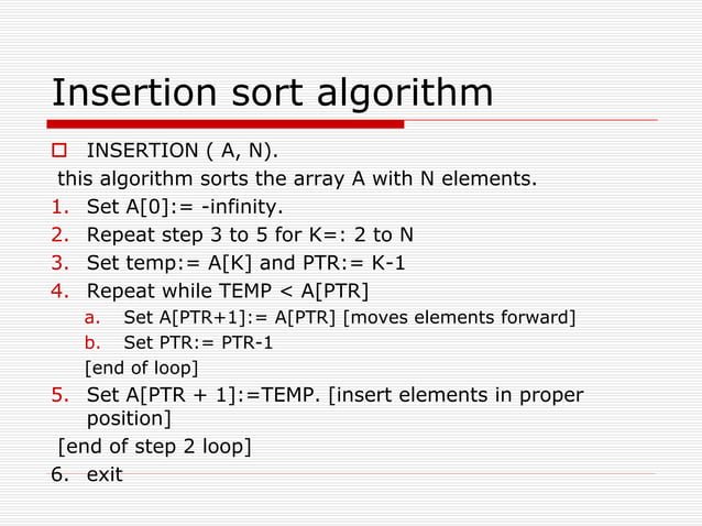 insertion sort.ppt
