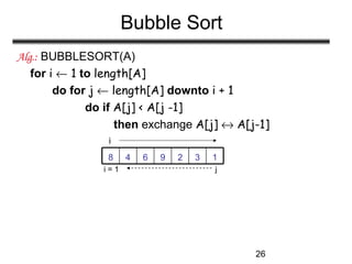 Insertion sort bubble sort selection sort | PPT