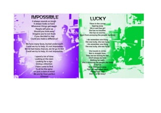 G324: Insert Lyrical Booklet