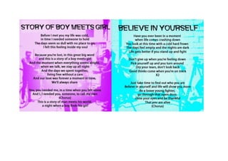 G324: Insert Lyrical Booklet