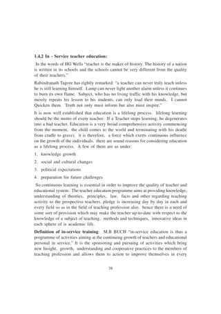 In service and pre service Teacher Training for Special Eduaction | PDF