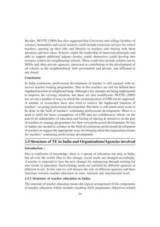 In service and pre service Teacher Training for Special Eduaction | PDF