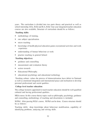 In service and pre service Teacher Training for Special Eduaction | PDF
