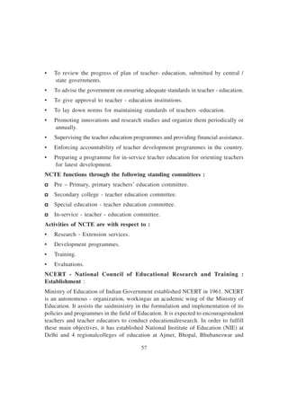 In service and pre service Teacher Training for Special Eduaction | PDF