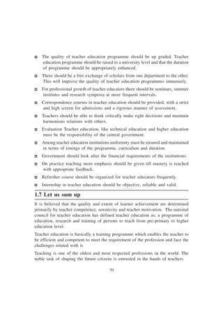 In service and pre service Teacher Training for Special Eduaction | PDF