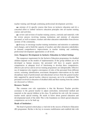 In service and pre service Teacher Training for Special Eduaction | PDF