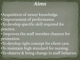 In service education | PPTX