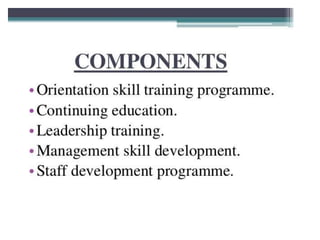 Inservicee education programme