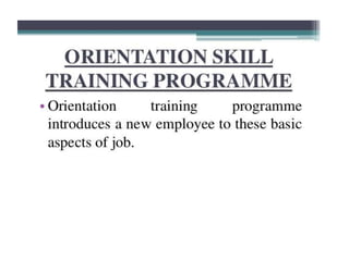 Inservicee education programme