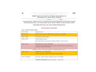 Inservicee education programme