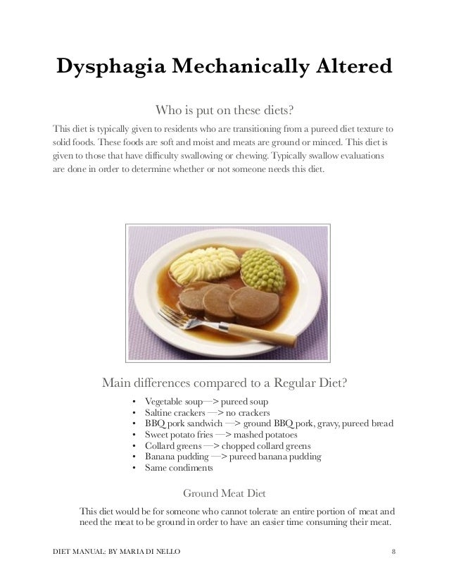 What Is A Mechanical Soft Food Diet What Is A Mechanical Soft Food Diet