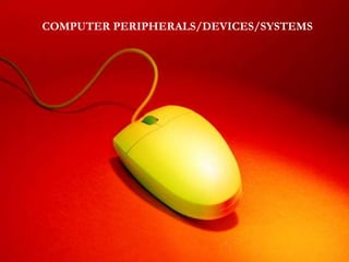 COMPUTER PERIPHERALS/DEVICES/SYSTEMS
 