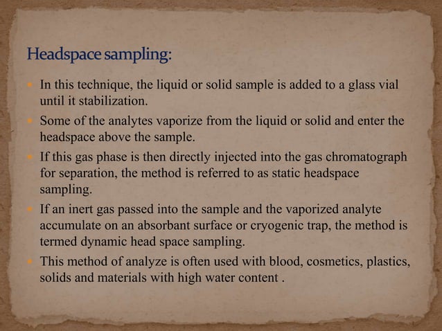 Sample preparation for Chromatography | PPTX