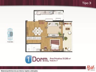 Material preliminar de uso interno. Sujeito a alterações.
 