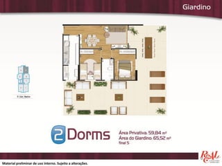 Material preliminar de uso interno. Sujeito a alterações.

 