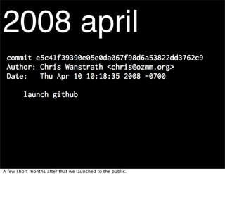 2008 april



A few short months after that we launched to the public.
 