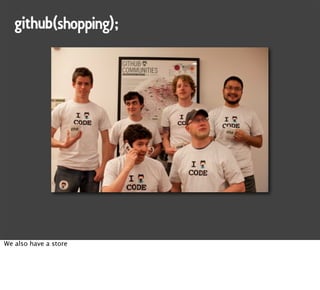 We also have a store
 