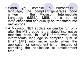 Inside .net framework | PPT