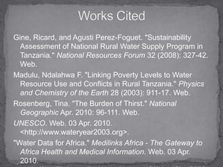 SODIS: Solar Water Disinfection  Simple procedure to disinfect drinking water