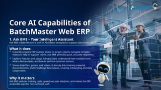 Inside An AI Powered ERP System for Process Manufacturers | PPTX