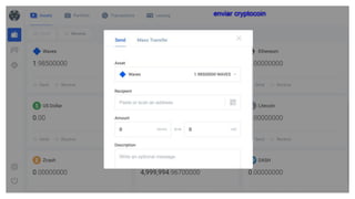 enviar cryptocoin
 