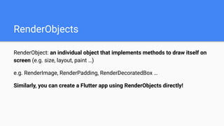 Inside Flutter: Widgets, Elements, and RenderObjects | PDF