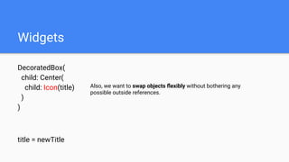 Inside Flutter: Widgets, Elements, and RenderObjects | PDF