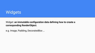 Inside Flutter: Widgets, Elements, and RenderObjects | PDF