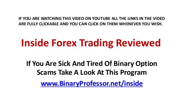 All forex brokers are scams