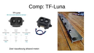 Comp: TF-Luna
Zeer nauwkeurig afstand meten
 