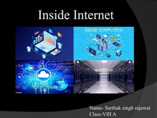 Inside Internet
Name- Sarthak singh rajawat
Class-VIII A
 