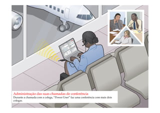 Administração das suas chamadas de conferência
Durante a chamada com a colega, “Power User” faz uma conferência com mais dois
colegas.
                                           comercial@logicamix.pt                7
 