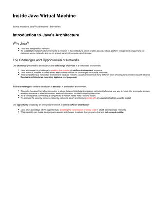 Inside JVM | PDF