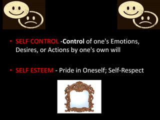 SELFACTUALIZATION – Realize own Potential & Possibilities .