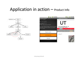 Application in action – Product Info




              Unlocking Android
 
