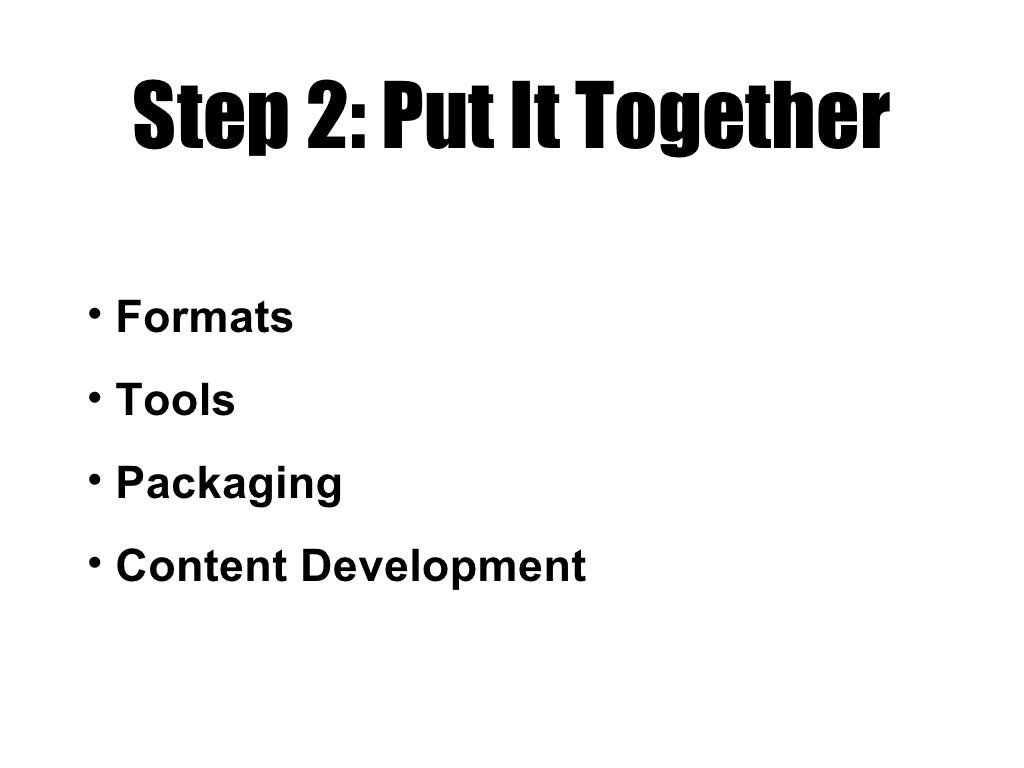 Step 2 Put It Together