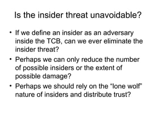 insider-threat.ppt detection for database security | PPT