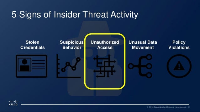 5 Signs you have an Insider Threat