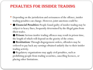Insider Tradings- Meaning and Types pptx | PPTX