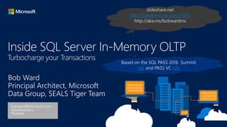 Inside sql server in memory oltp sql sat nyc 2017 | PPTX