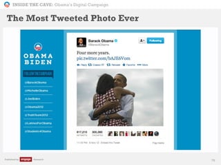 INSIDE THE CAVE: Obama’s Digital Campaign
Published by Research 78
The Most Tweeted Photo Ever
 